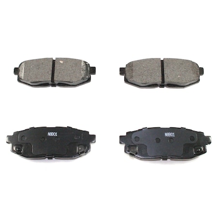 Pronto Dura Ceramic Brake Pads Rear, Bp1124C BP1124C